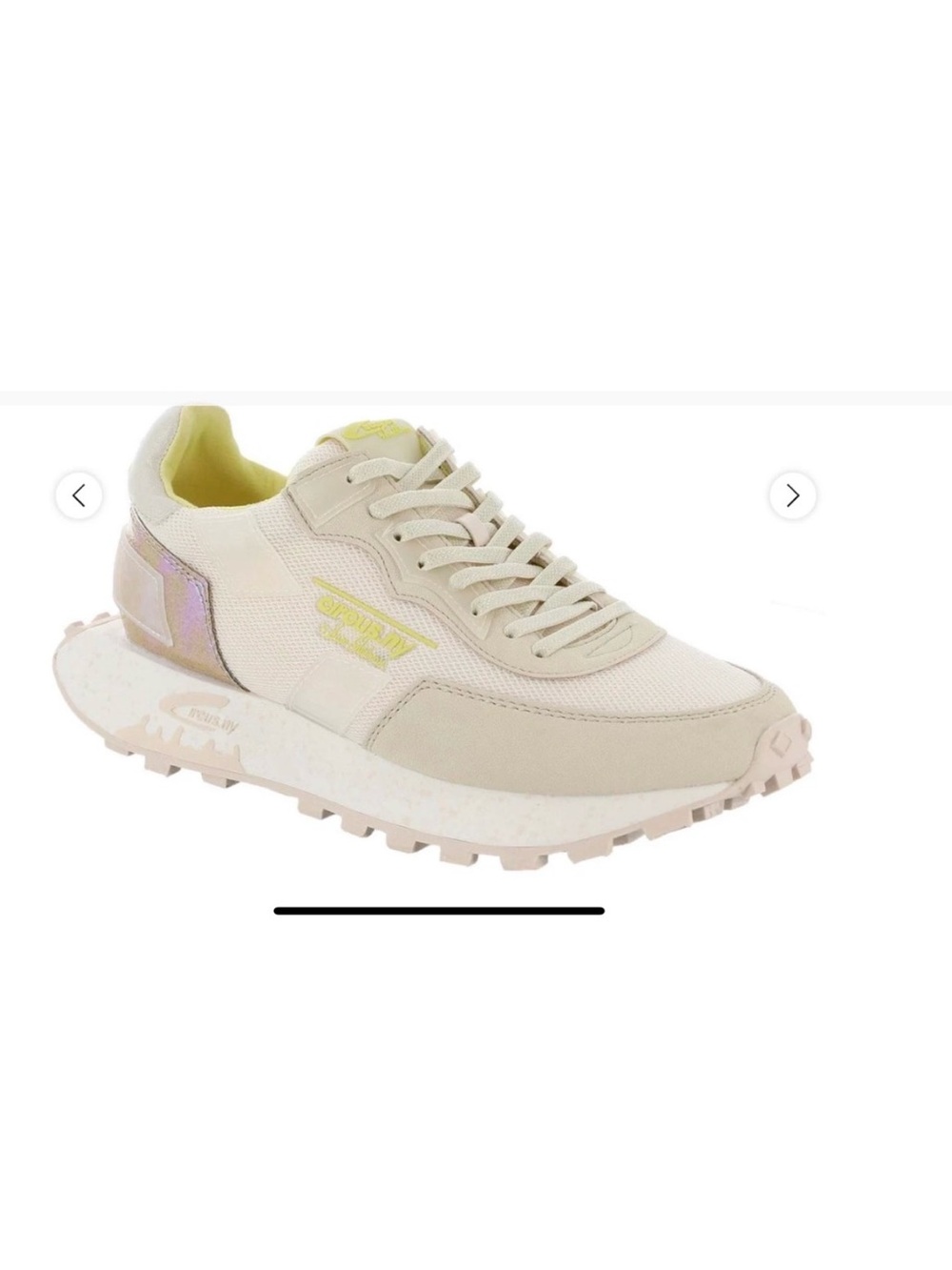 Women’s Neutral Cream Casual Runner Sneakers